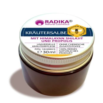 Kräutersalbe mit Himalayan Shilajit und Propolis 30 ml online kaufen, besten Preis, Bioherba Reichenbach GmbH