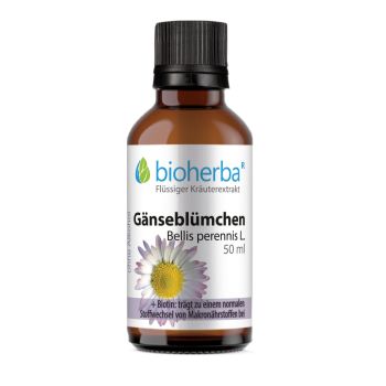 Gänseblümchen, Bellis perennis L., Tropfen, Tinktur 50 ml online kaufen, besten Preis, Bioherba Reichenbach GmbH