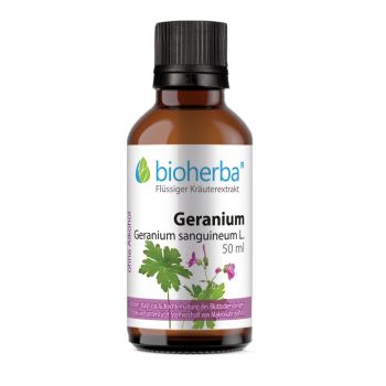 Geranium, Geranium sanguineum L., Tropfen, Tinktur 50 ml online kaufen, besten Preis, Bioherba Reichenbach GmbH