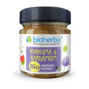 KURKUMA & KARDAMOM BIO-BIENENHONIG 280 g online kaufen, besten Preis, Bioherba Reichenbach GmbH