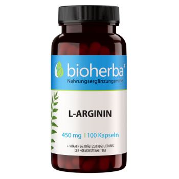 L-Arginin 450 mg 100 Kapseln online kaufen, besten Preis, Bioherba Reichenbach GmbH