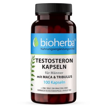 Testosteron Kapseln für Männer mit Maca & Tribulus 100 Kapseln online kaufen, besten Preis, Bioherba Reichenbach GmbH
