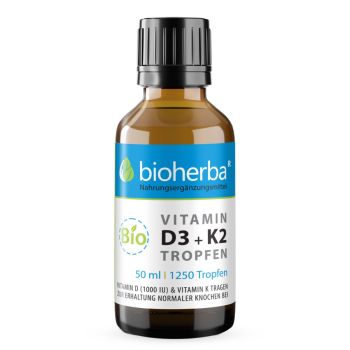 Bio Vitamin D3 + K2 Tropfen online kaufen auf einem günstigen Preis bei Bioherba Reichenbach GmbH
