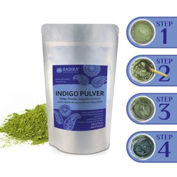 Indigo Pulver Indigofera tinctoria 100 g online kaufen, besten Preis, Bioherba Reichenbach GmbH