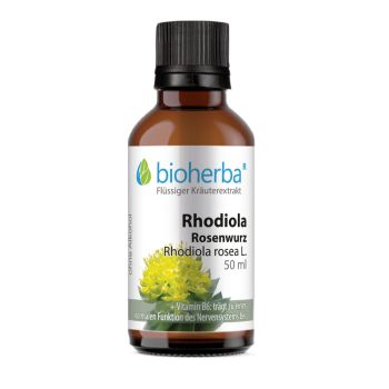 Rhodiola Rosenwurz, Rhodiola rosea L., Tropfen, Tinktur 50 ml online kaufen, besten Preis, Bioherba Reichenbach GmbH