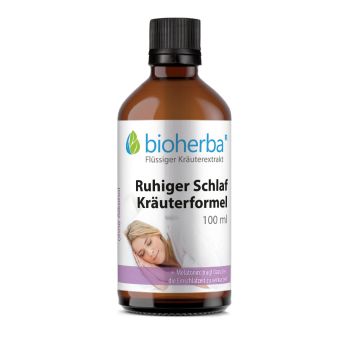 Ruhiger Schlaf Kräuterformel Tropfen, Tinktur 100 ml online kaufen, besten Preis, Bioherba Reichenbach GmbH