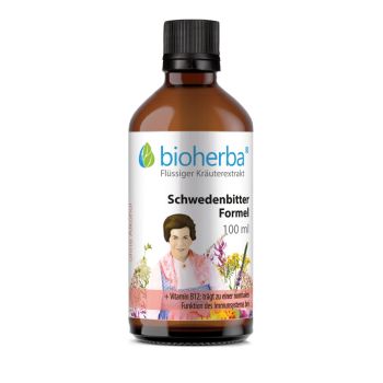 Schwedenbitter Formel Tropfen, Tinktur 100 ml online kaufen, besten Preis, Bioherba Reichenbach GmbH