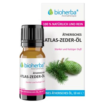 Atlas-Zeder-Öl Bark Oil Reines ätherisches Öl 10 ml online kaufen, besten Preis, Bioherba Reichenbach GmbH