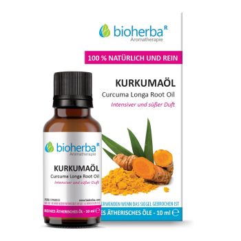 Kurkumaöl Reines ätherisches Öl 10 ml online kaufen, besten Preis, Bioherba Reichenbach GmbH