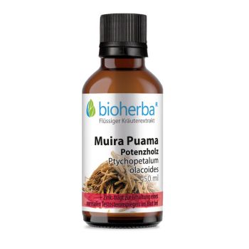 Muira Puama Potenzholz Tropfen, Tinktur 50 ml online kaufen, besten Preis, Bioherba Reichenbach GmbH