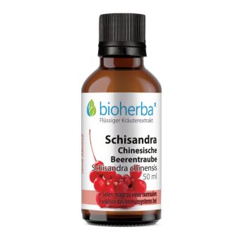 Schisandra Chinesische Beerentraube Tropfen, Tinktur 50 ml online kaufen, besten Preis, Bioherba Reichenbach GmbH