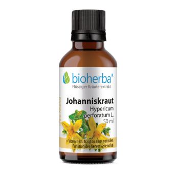 Johanniskraut, Hypericum perforatum L., Tropfen, Tinktur 50 ml online kaufen, besten Preis, Bioherba Reichenbach GmbH