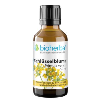 Schlüsselblume, Primula veris L., Tropfen, Tinktur 50 ml online kaufen, besten Preis, Bioherba Reichenbach GmbH 