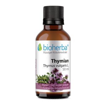 Thymian, Thymus vulgaris L., Tropfen, Tinktur 50 ml online kaufen, besten Preis, Bioherba Reichenbach GmbH