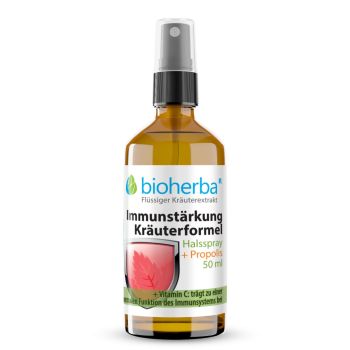 Halsspray Immunstärkung Kräuterformel mit Propolis 50 ml online kaufen, besten Preis, Bioherba Reichenbach GmbH