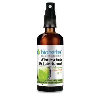 Halsspray Winterschutz Kräuterformel mit Propolis 50 ml online kaufen, besten Preis, Bioherba Reichenbach GmbH