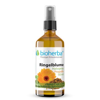 Halsspray Ringelblume mit Propolis Extrakt 50 ml online kaufen, besten Preis, Bioherba Reichenbach GmbH