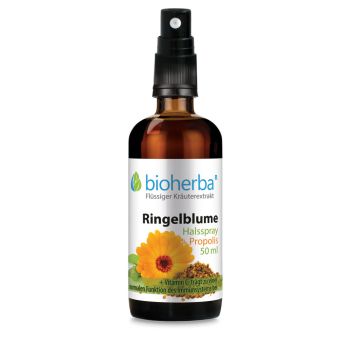 Halsspray Ringelblume mit Propolis Extrakt 50 ml online kaufen, besten Preis, Bioherba Reichenbach GmbH