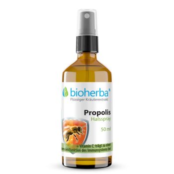 Halsspray mit Propolis Extrakt 50 ml online kaufen, besten Preis, Bioherba Reichenbach GmbH