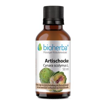 Artischocke, Cynara scolymus L., Tropfen, Tinktur 50 ml online kaufen, besten Preis, Bioherba Reichenbach GmbH