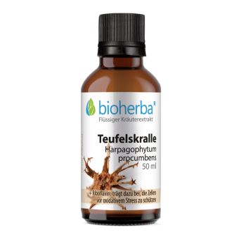 Teufelskralle, Harpagophytum procumbens, Tropfen, Tinktur 50 ml online kaufen, besten Preis, Bioherba Reichenbach GmbH