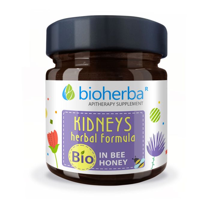 HERBAL FORMULA FOR KIDNEYS IN BEE HONEY, 280 g - bioherba.com