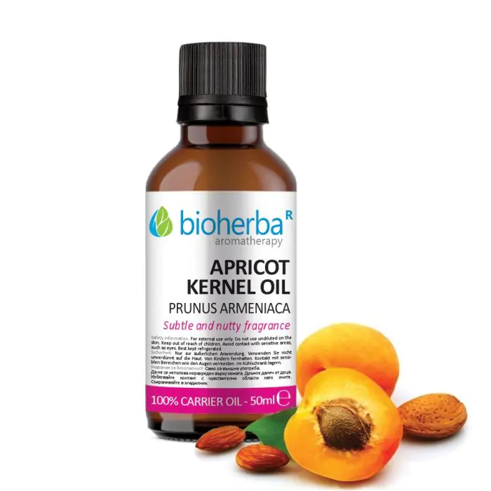 Bioherba Apricot Kernel Oil, Prunus Armeniaca, 50ml 