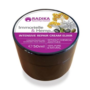 Intensive Repairing Cream With Immortelle and Hemp, night cream, face cream