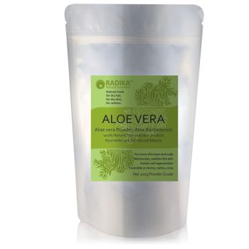 aloe vera powder, hair powder, radish