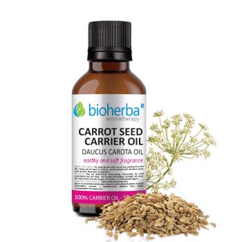 carrot oil, carrots, daucus carota sativa, seed, oil, BIOHERBA, CARRIER OIL