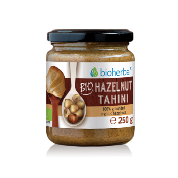 organic hazelnut tahini