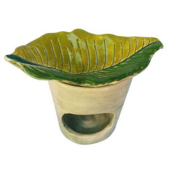 aroma, lamp, leaf, flower, hand made, ceramic, aroma lamp, price