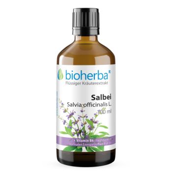 Salbei, Salvia officinalis L., Tropfen, Tinktur 100 ml online kaufen, besten Preis, Bioherba Reichenbach GmbH
