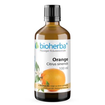 Orange, Citrus sinensis, Tropfen, Tinktur 100 ml online kaufen, besten Preis, Bioherba Reichenbach GmbH