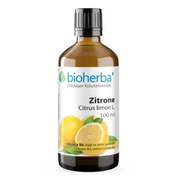 Zitrone, Citrus limon L., Tropfen, Tinktur 100 ml online kaufen, besten Preis, Bioherba Reichenbach GmbH