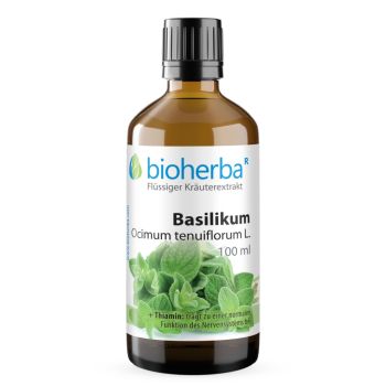 Basilikum Ocimum tenuiflorum L. Tropfen Tinktur 50 ml online kaufen, besten Preis, Bioherba Reichenbach GmbH