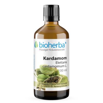 Kardamom Elettaria cardamomum L. Tropfen Tinktur 100 ml online kaufen, besten Preis, Bioherba Reichenbach GmbH
