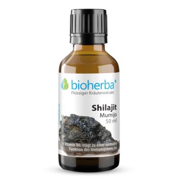 Shilajit Mumijo Tropfen, Tinktur 50 ml online kaufen, besten Preis, Bioherba Reichenbach GmbH