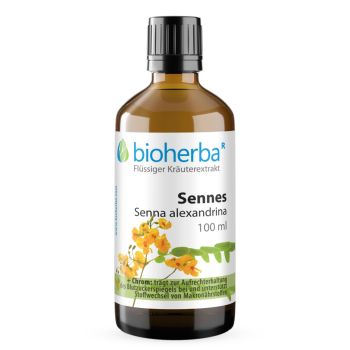Sennes, Senna alexandrina, Tropfen, Tinktur 100 ml online kaufen, besten Preis, Bioherba Reichenbach GmbH