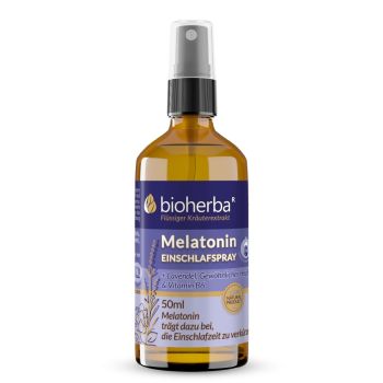 Melatonin Einschlafspray mit Lavendel, Hopfen & Vitamin B6 50 ml online kaufen auf besten Preis Bioherba