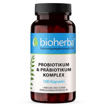 Probiotikum & Präbiotikum Komplex – 100 Kapseln online kaufen auf besten Preis Bioherba Reichenbach GmbH