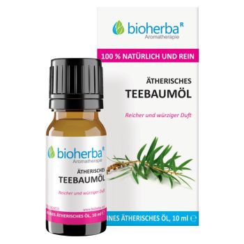 Teebaumöl Reines ätherisches Öl 10 ml online kaufen, besten Preis, Bioherba Reichenbach GmbH