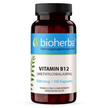 Vitamin B12 (Methylcobalamin) 500 mcg 100 Kapseln online kaufen, besten Preis, Bioherba Reichenbach GmbH