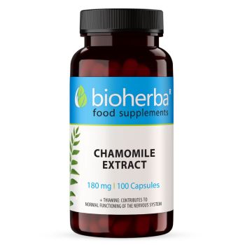 Extract de mușețel 180 mg 100 capsule
