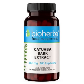 Extract de scoarță de Catuaba 360 mg 100 capsule