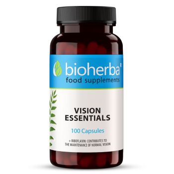 Capsule pentru ochi Bioherba, supliment alimentar cu luteină, bioflavonoide, L-glutation și vitamine
