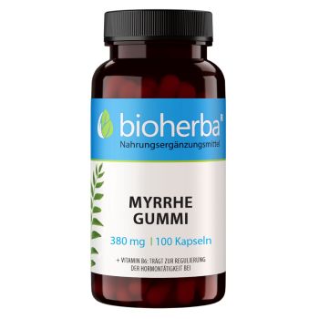 Myrrhe Gummi 380 mg 100 Kapseln online kaufen, besten Preis, Bioherba Reichenbach GmbH