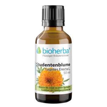 Studentenblume Тagetes Erecta L. Tropfen Tinktur 50 ml online kaufen, besten Preis, Bioherba Reichenbach GmbH