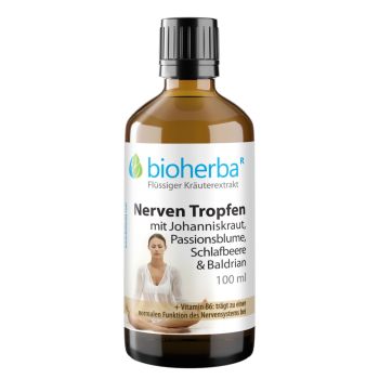 Nerven Tropfen Tinktur 100 ml online kaufen, besten Preis, Bioherba Reichenbach GmbH