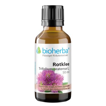 Rotklee Trifolium pratense L., Tropfen, Tinktur 50 ml online kaufen, besten Preis, Bioherba Reichenbach GmbH